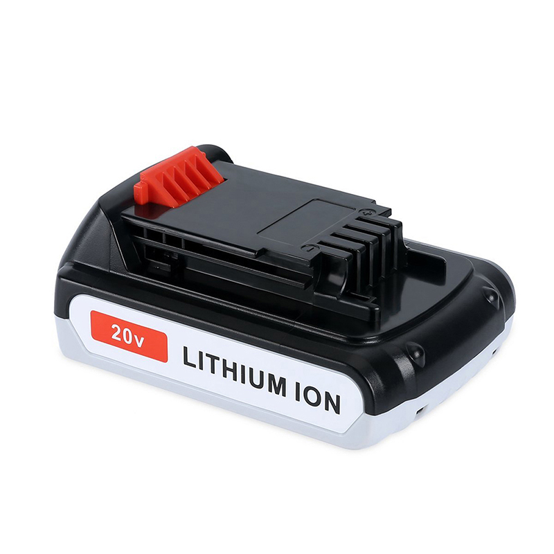 Li-ian 1500mAh 20V Athsholáthair Uirlisí gan sreang Cadhnraí do Black u0026 Decker LB20, LBX20, LBX4020, LB2X4020