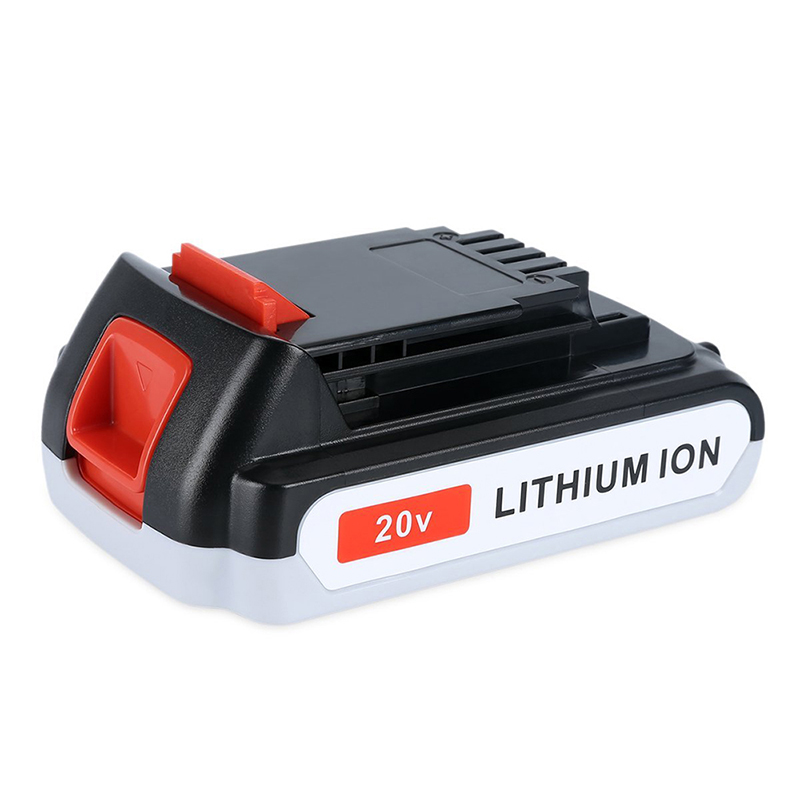 Li-ian 1500mAh 20V Athsholáthair Uirlisí gan sreang Cadhnraí do Black u0026 Decker LB20, LBX20, LBX4020, LB2X4020