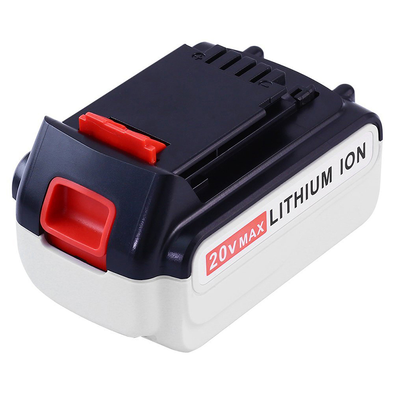 Cadhnraí Li-ion athsholáthair 20V 3000mAh le haghaidh Black u0026 Decker LB20, LBX20, LBX4020, Druileanna Leictreacha LB2X4020