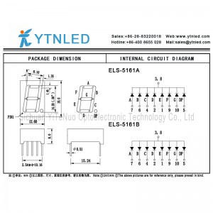 Taispeántas LED LED 0.56 orlach dearg dearg, feadán digiteach