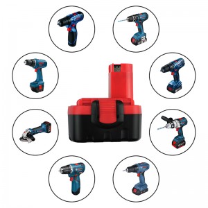 Athsholáthar Cadhnraí 1700mAh Ni-Cd 14.4V do Bosch BAT038, Uirlisí Cumhachta BAT040