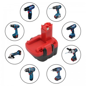 Pacáiste Cadhnraí Cumhachta Ni-Cd Athsholáthair 12V 1700mAh do Bosch BAT045, BAT049