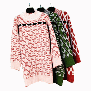 Leath turtleneck móide méid na mban cniotála geansaí gúna