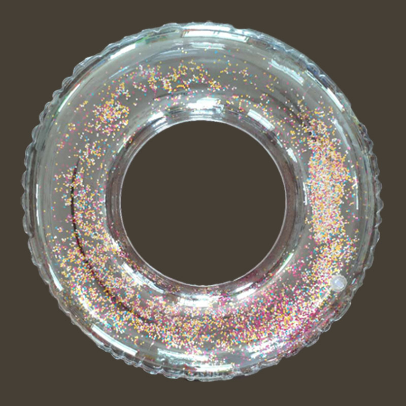 Ring Snámha Glitter Trédhearcach Inséidte Do Pháistí