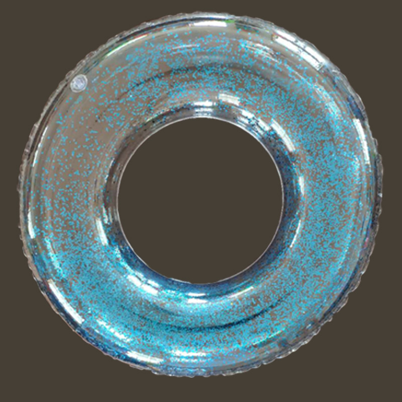 Ring Snámha Glitter Trédhearcach Inséidte Do Pháistí