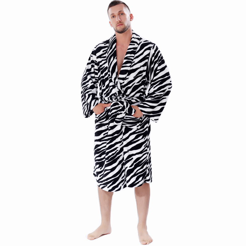 Róbaí Rince Coral do Dhaoine Fásta Fir mBan Folcadáin Lánúin Pajamas