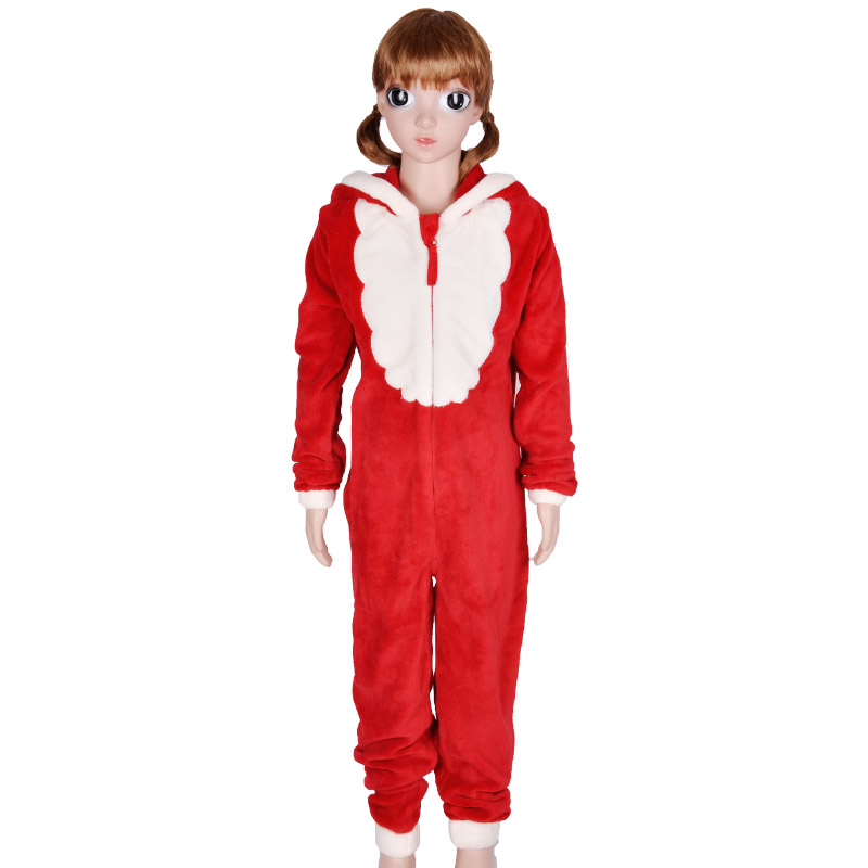 Kids Coral Fleece éadaí Nollag coinnithe Onesie