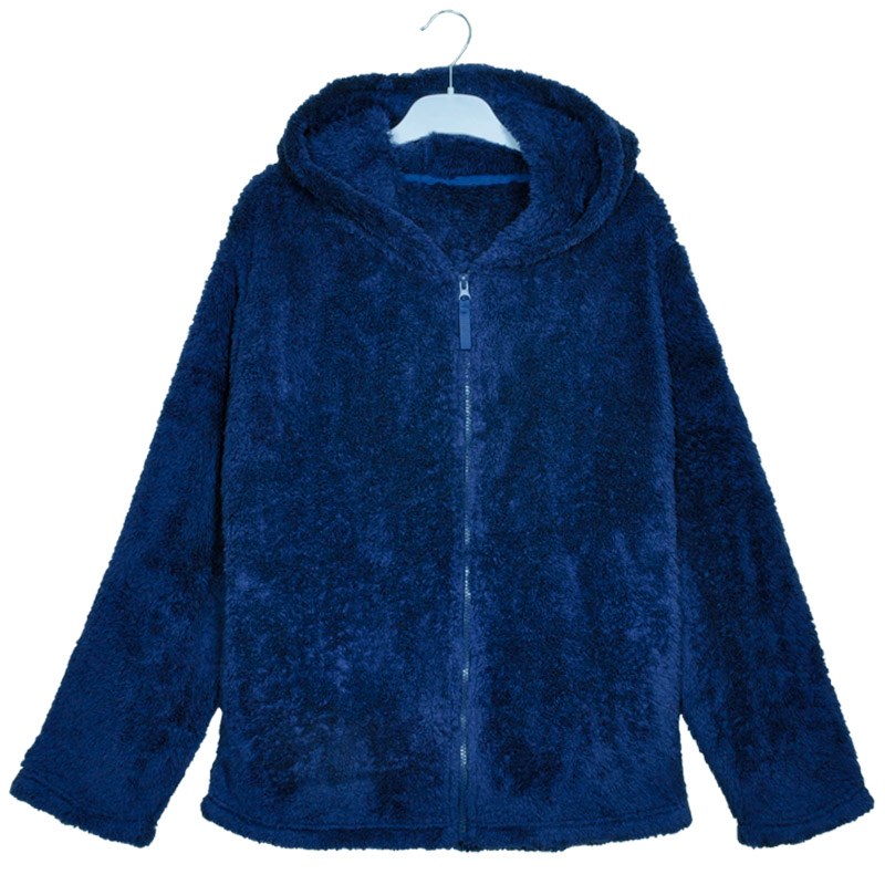 Mná Scuad Snuggle na mBan Scuaise Cáisithe le Cochall Zipped