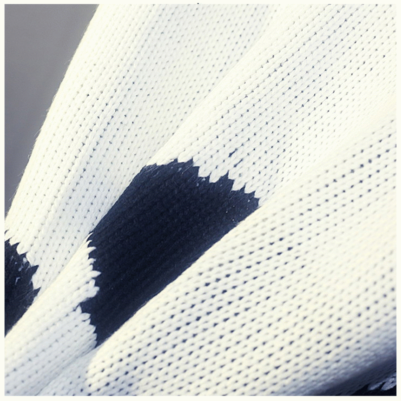 2019 Geimhreadh Nua Fómhar Bainne Bainne Jacquard Sweire Loose Geansaí Sliogán Loose