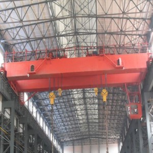 Crane Oscailte Double Girder le Tralaí Dúbailte