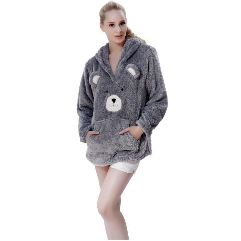 Mná Snuggle Fleece Grey Glas Sweatshry Hoodiery Hoodat Sweatshirt