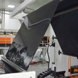 Bileog Plaisteach Plaisteacha Dath ECO-Friendly 800 Micron Dubh le haghaidh Painéil Troscáin