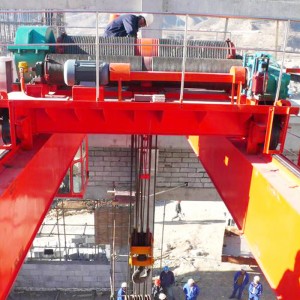 Crane Oscailte Double Girder le Winch Trolley