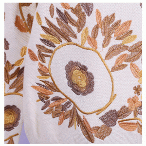 Éadach geansaí gúnaí olla Bróidnéireachta Floral Dearadh na mBan