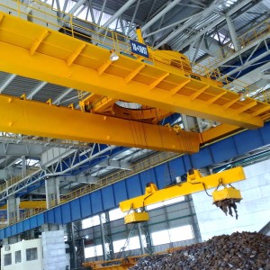 Crane Oscailte Double Girder le Electromagnet