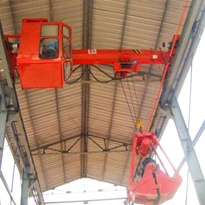 Crane Oscailte Aonair Girder le Grab