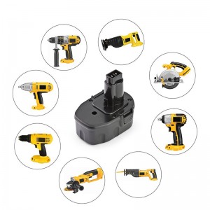 Cadhnraí Druileála Inmhuirir Ni-Cd 1500mAh 14.4V Athsholáthar do Dewalt Power Tools