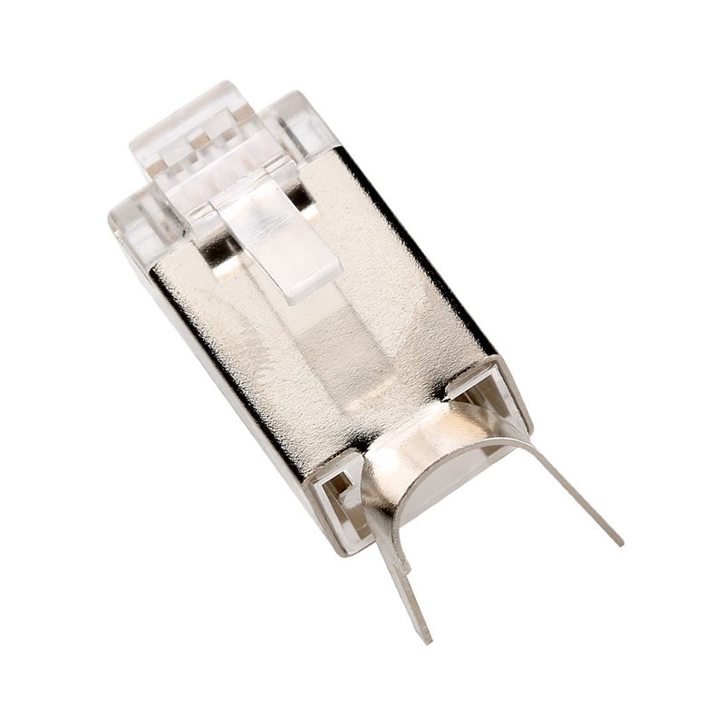 RJ45 Nascóirí CAT7 Crimp Ethernet Nascóirí STP Modúlach