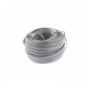 RJ12 6 Cábla Teileafóin Modúlach Cross Wired