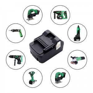 BSL1415, BSL1415X, BSL1430 14.4V 3000mAh Ceallraí Druileála Inaistrithe do Hitach