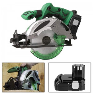 Ceallraí Druileála Athsholáthair Li-ion 18V 1500mAh do Hitach BCL1815, BCL1820