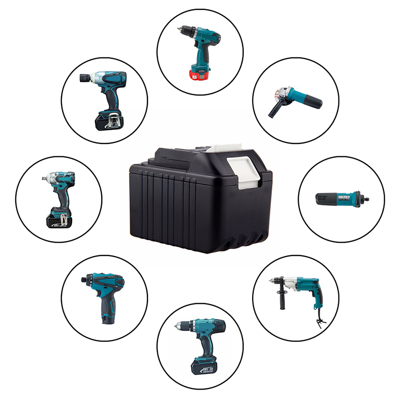 Athsholáthar Li-ion 4500mAh 10 Ceallraí 18V le haghaidh Makita BUB182Z, BMR100 Cordless Drills