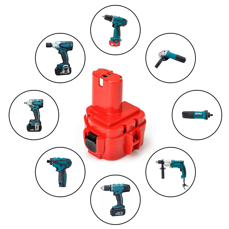 Battery athsholáthair athsholáthair Ni-Mh 12V 2000mAh do Makita ML123, SC131D Power Tools