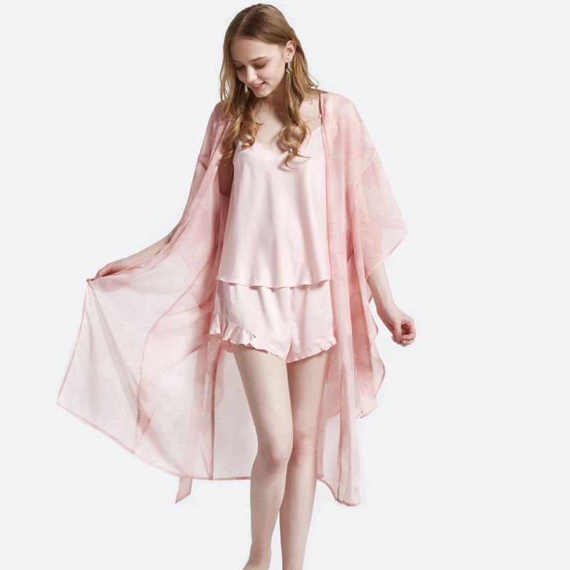Socraigh na mBan Satin Pajamas le Sawl Clóbhuailte