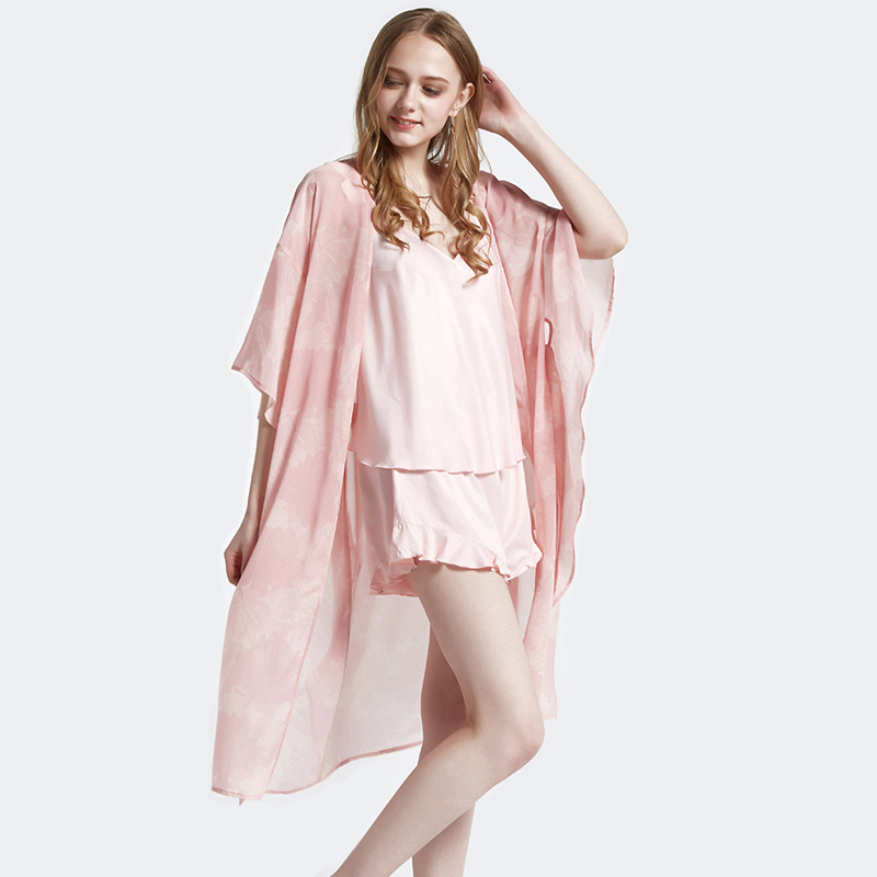 Socraigh na mBan Satin Pajamas le Sawl Clóbhuailte