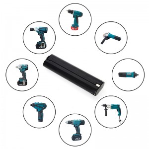 Pacáiste Ceallraí Athsholáthair Ni-Cd 9.6V 2000mAh do Makita 9033, 191681-2, 632007-4 Uirlisí Cumhachta a Oibrítear le Battery