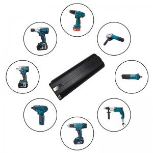 Uirlisí Cumhachta Cadhnraí Athchúrsáilte Ni-Cd 7.2V 1500mAh do Makita 7000, 7002, 7033