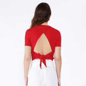 Éadaí Faisin Bowknot Creasa Corr Samhraidh 2019 Gúnaí Ban