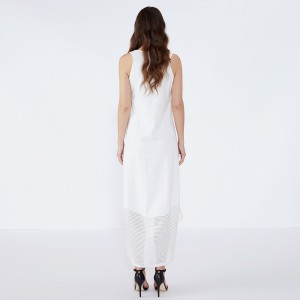 Gúna Lása na mBan Éadaí Bán Roupas Femininas