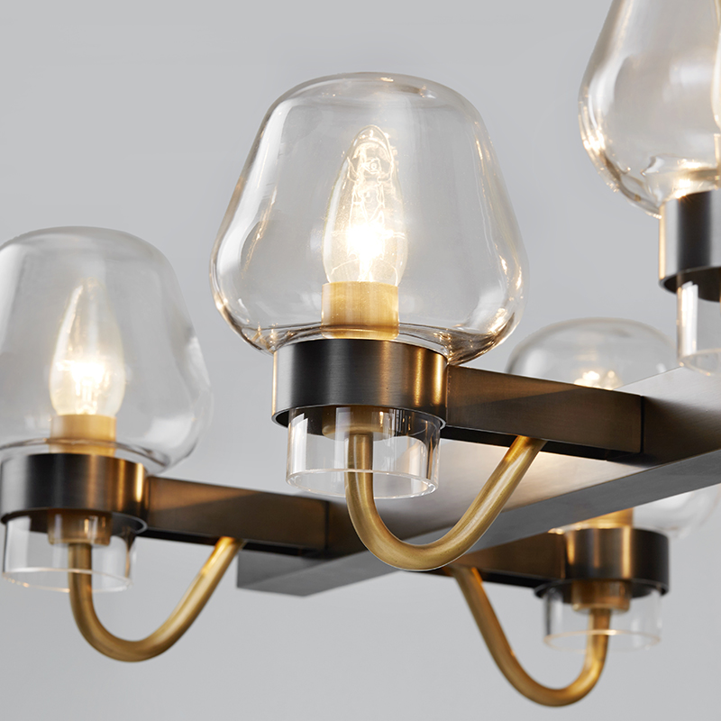 Boutique Gloine Seomra Iarann ​​Gloine Óstán Bialann Chandelierkm2147