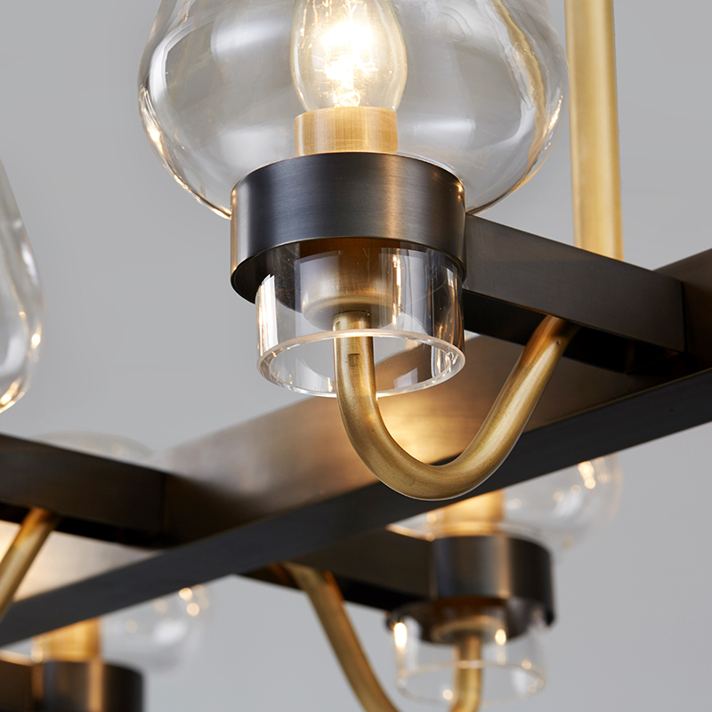 Boutique Gloine Seomra Iarann ​​Gloine Óstán Bialann Chandelierkm2147