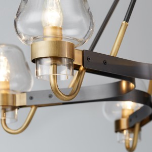 Bialann Gloine Boutique Simplí Seomra maireachtála Bialann Óstán Chandelier Km2146