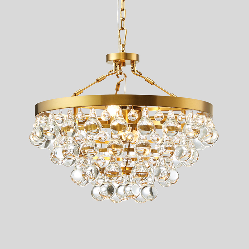 Art Exquisite Design Baile Nua Óstán Gloine Chandelier Km2143