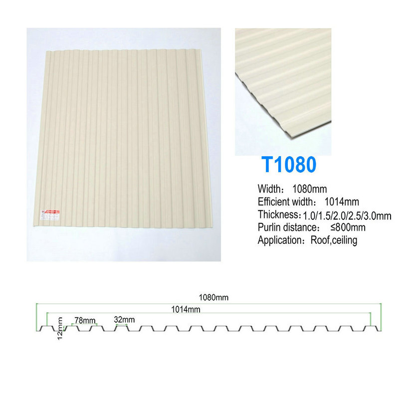 T1080 Painéal White Wall Wall Boird Plaisteacha Trapezoid Celing Bileog