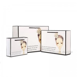 Lógó Saincheaptha Clóbhuailte le Mála Páipéir Láimhseála