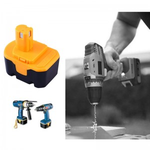 Ni-Mh 2000mAh 14.4V Cadhnraí Druileála gan sreang le haghaidh Ryobi 4400011, 130224010