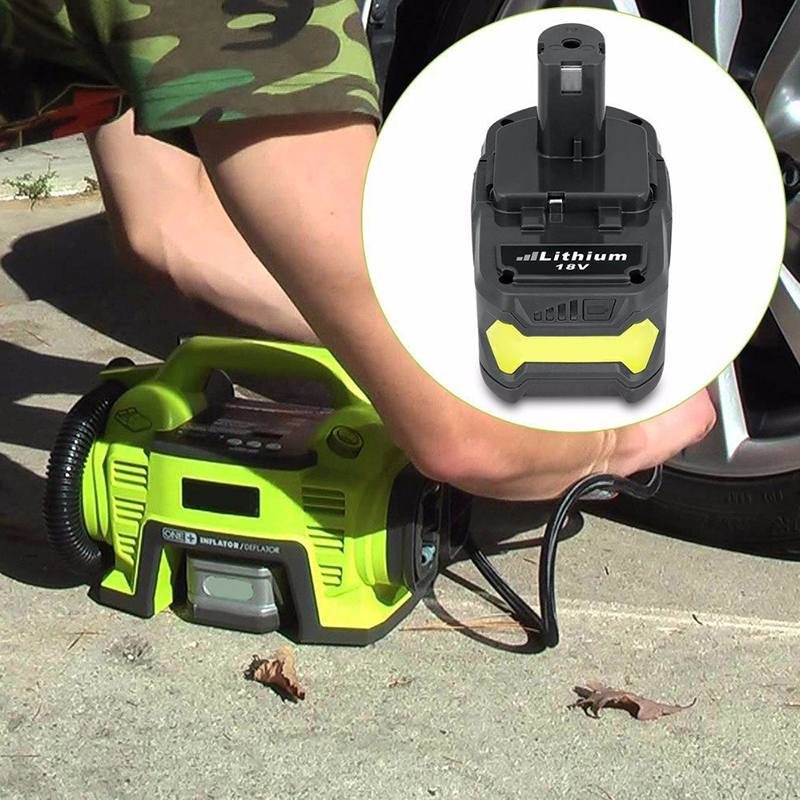Athsholáthar Cadhnraí Druileáil gan sreang do 4000mAh 18V do Ryobi P105, P106, P107, P108