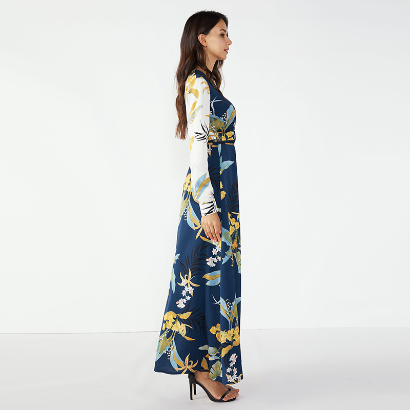 Stíleanna Gúna Dhíreach Gúna Fada Floral Maxi gúna