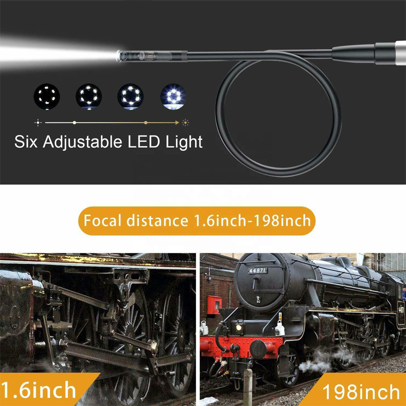 Endoscope Tionscail Boise le Scáileán LCD