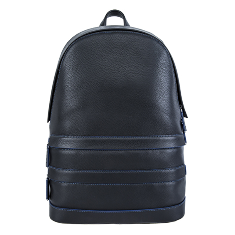 17SA-6739F Íseal líne fuála den scoth MOQ maisithe fir leathair gráin lán leathair mála backpack ríomhaire glúine