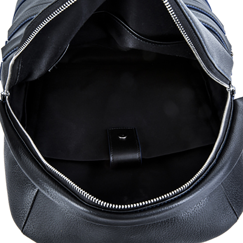 17SA-6739F Íseal líne fuála den scoth MOQ maisithe fir leathair gráin lán leathair mála backpack ríomhaire glúine