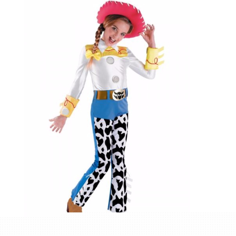 Cluiche Video Teen Cailín Oíche Shamhna Costumes Kids Scéal bréagán Jessie éadaí eitneacha