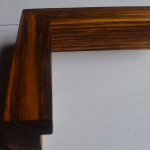 Fráma Grianghraf Soladach Wood （Zebrawood）