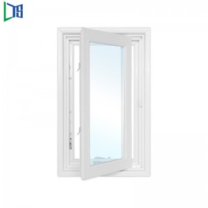 Fuinneoga Oscailte Teach Cáis Oscailte Cothrománach Oscailte le haghaidh fuinneoga Swing Córas Tógála