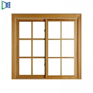 Fuinneog Gloine Dhúbailte Foshan Alúmanam Fraincis do Theach Cónaithe le Cruthúnas Fuaime