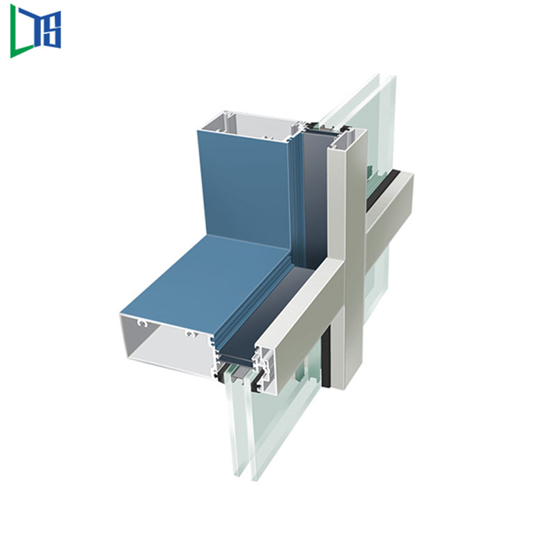 Sun Frame Monarcha Balla Curtain Cáiliúla An tSín Ard-Ardú Alúmanam Curtain Wall Soláthraí